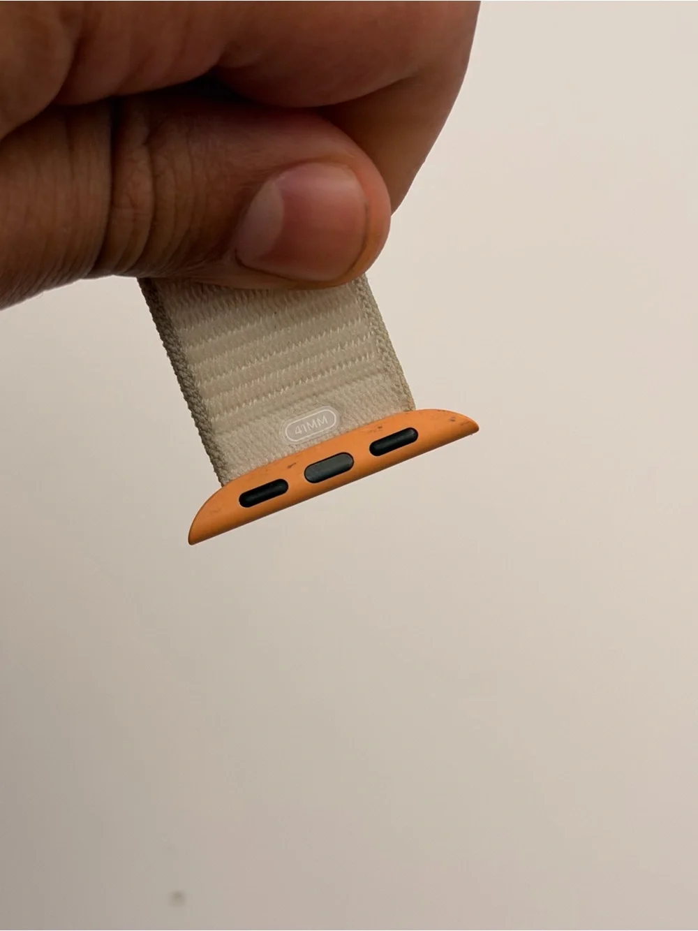 Apple Watch OEM, Single Loop, Comfort Band, Orange/ Blue, 38/40/41mm, Very good